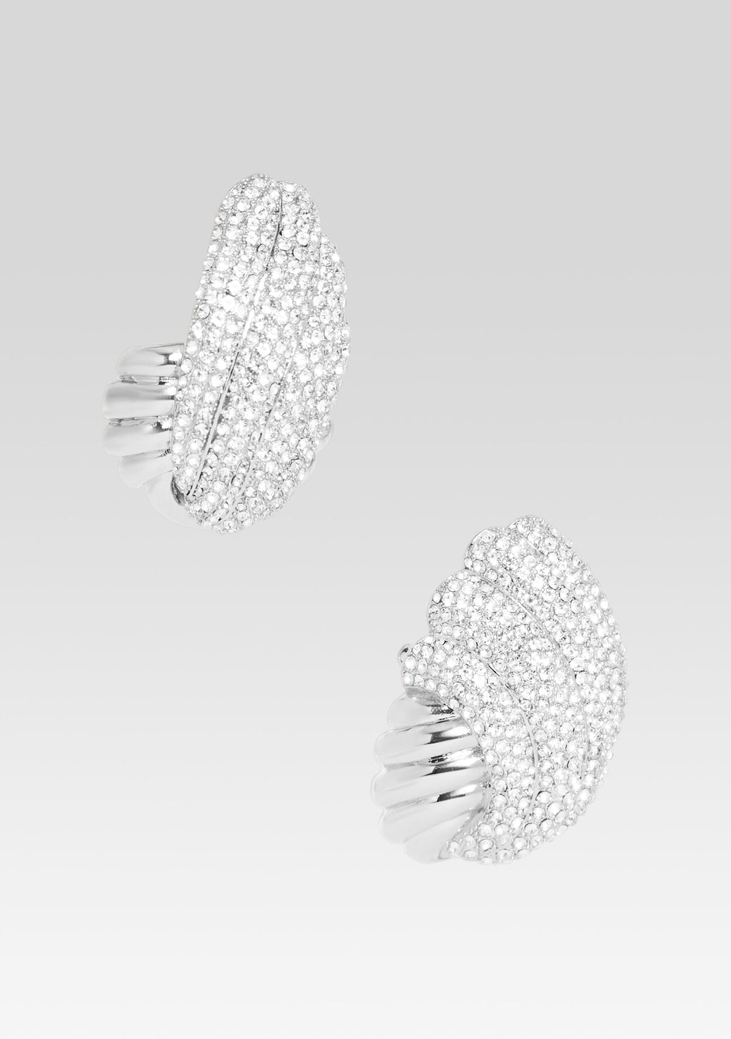 Leanne Earring by retrofête in Silver/Pave, product image 3