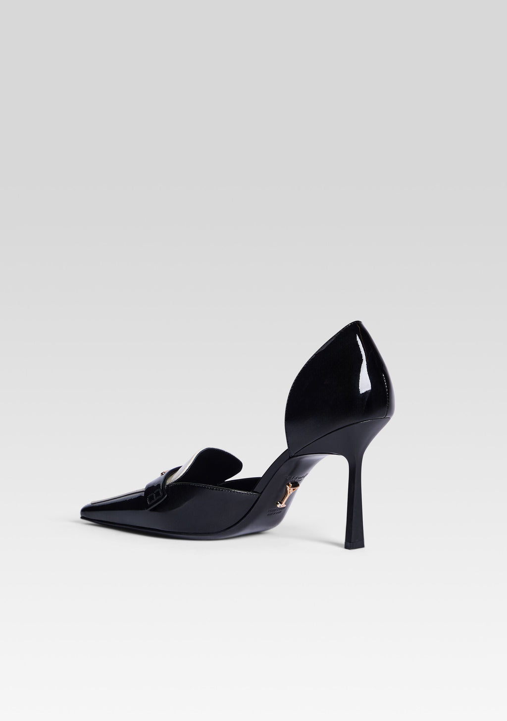 Lida Leather Loafer by retrofête in Black/Cream, product image 5