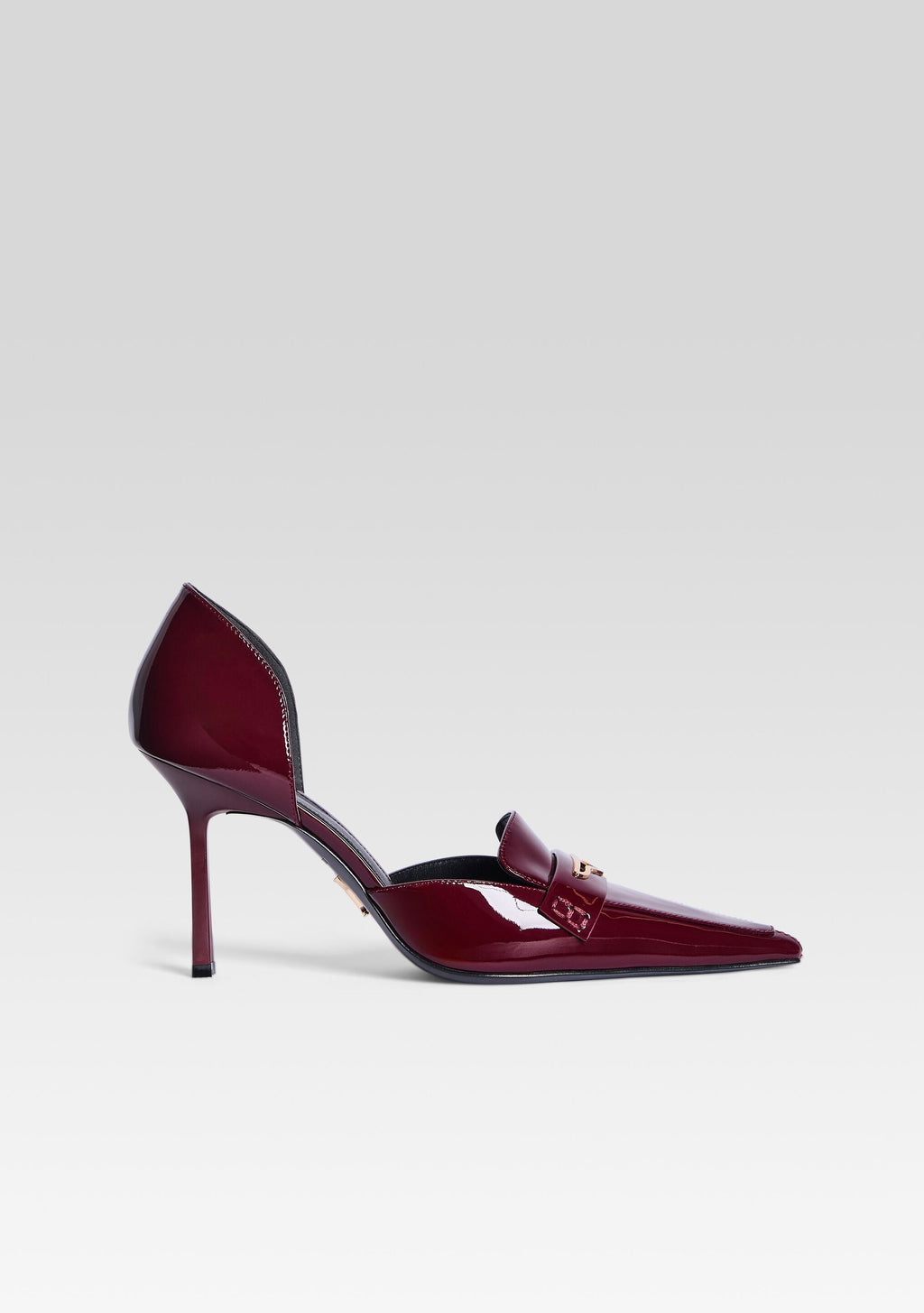 Lida Leather Loafer by retrofête in Pinot, product image 1