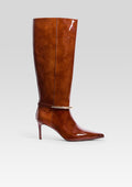 Sancia Leather Boot by retrofête in Brown, product image 1