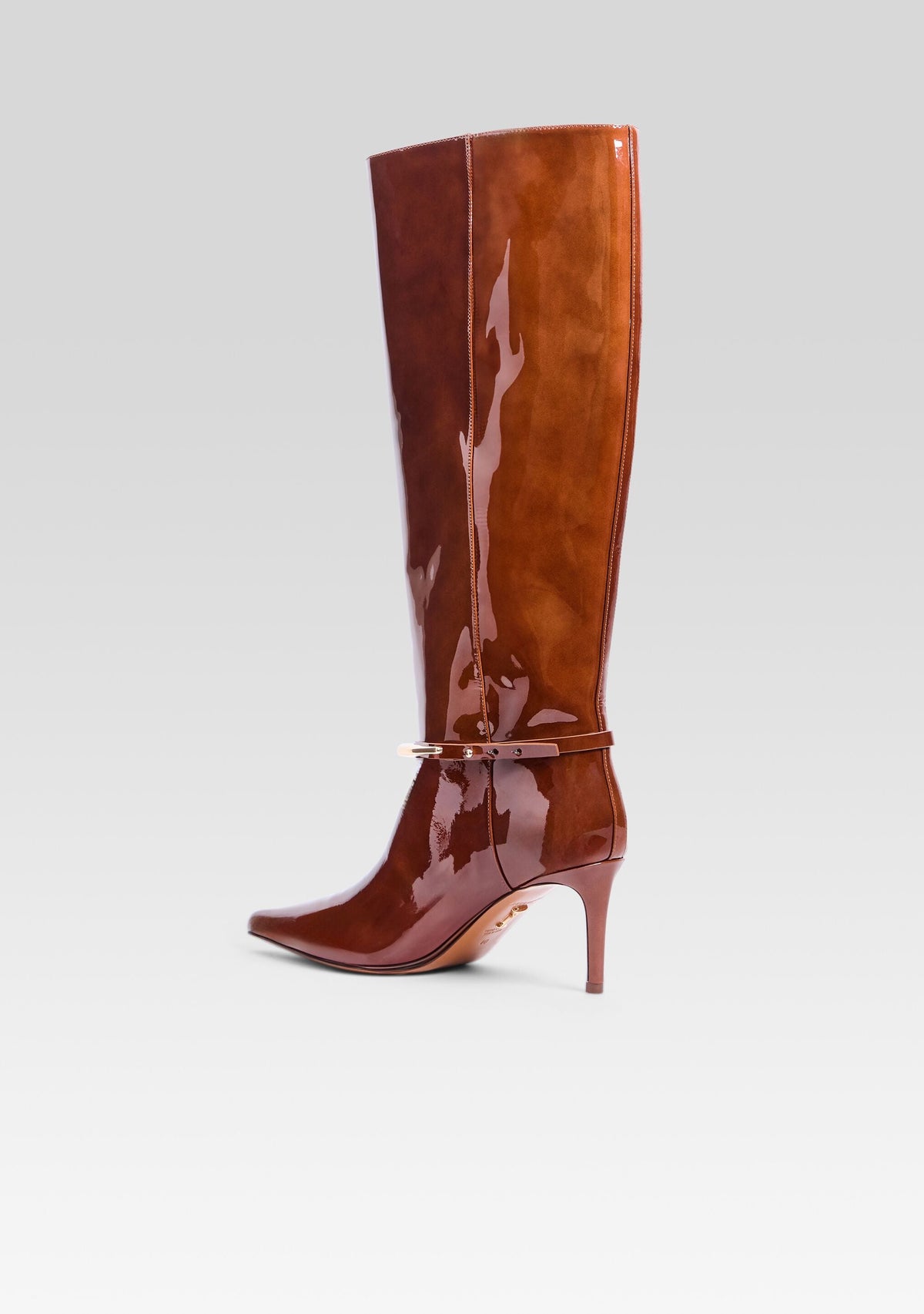 Sancia Leather Boot by retrofête in Brown, product image 5