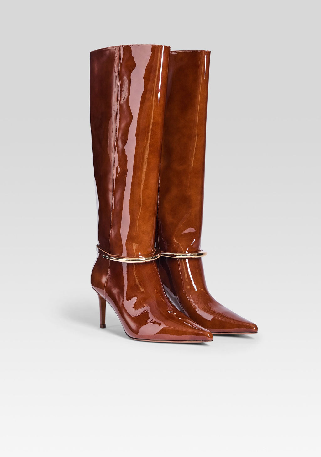Sancia Leather Boot by retrofête in Brown, product image 4