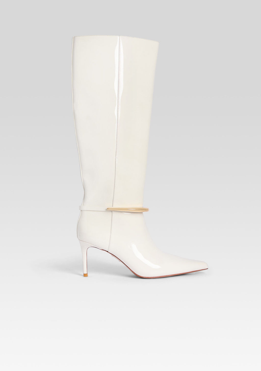 Sancia Leather Boot by retrofête in Cream, product image 1