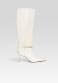 Sancia Leather Boot by retrofête in Cream, product image 1