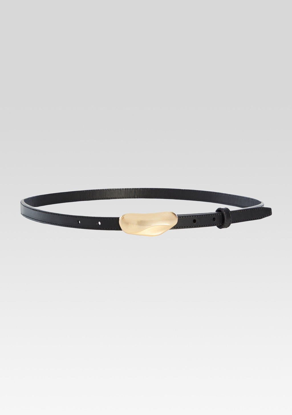 Britney Leather Belt by retrofête in Black, product image 1