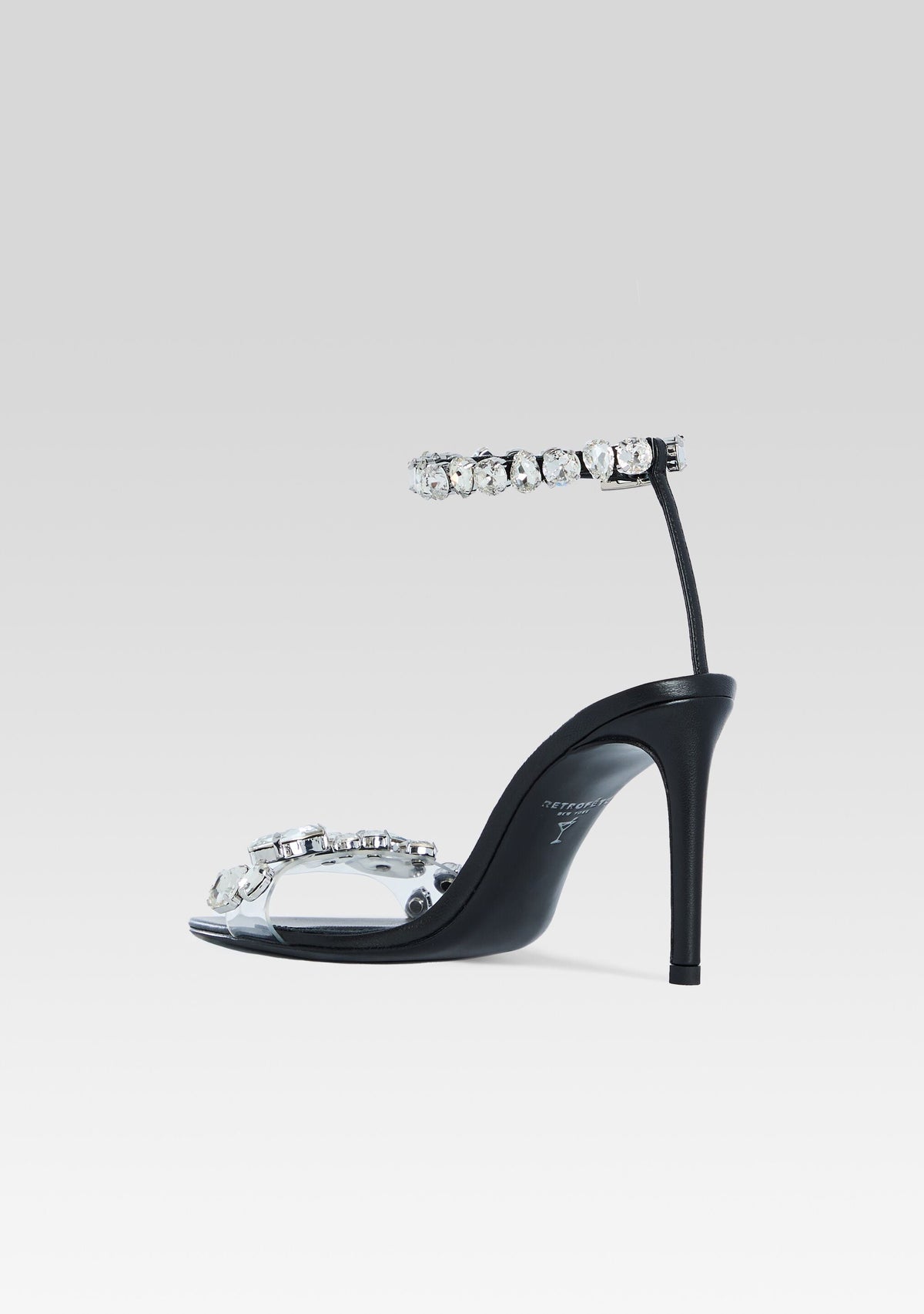 Hanna Gemstone Sandal by retrofête in Black, product image 4