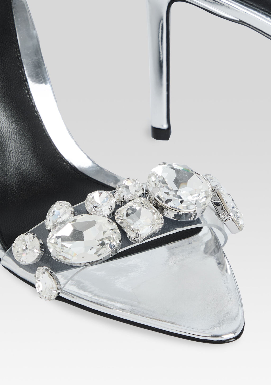 Hanna Gemstone Sandal by retrofête in Silver, product image 4