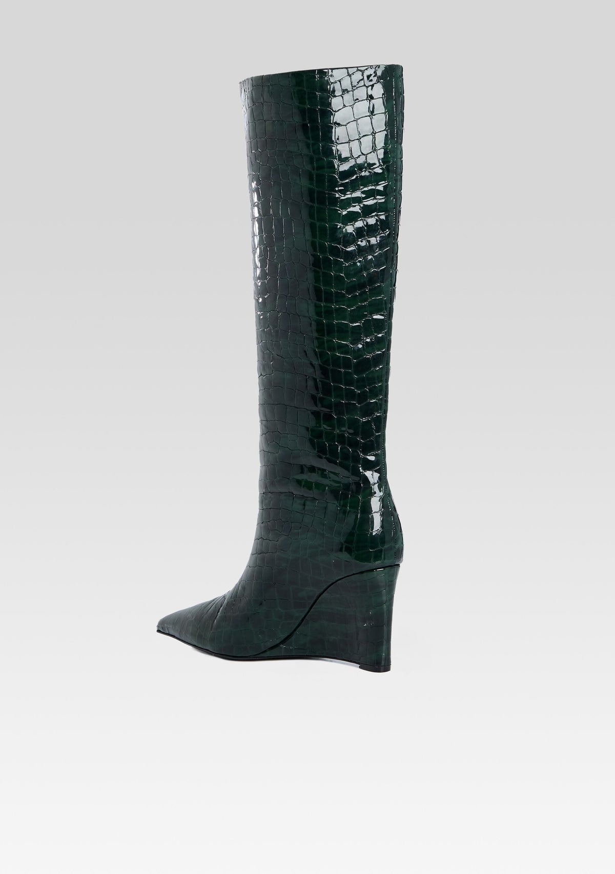 Natassa Wedge Boot by retrofête in Pine Croco, product image 5