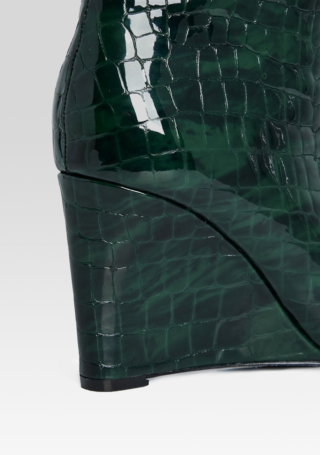 Natassa Wedge Boot by retrofête in Pine Croco, product image 4