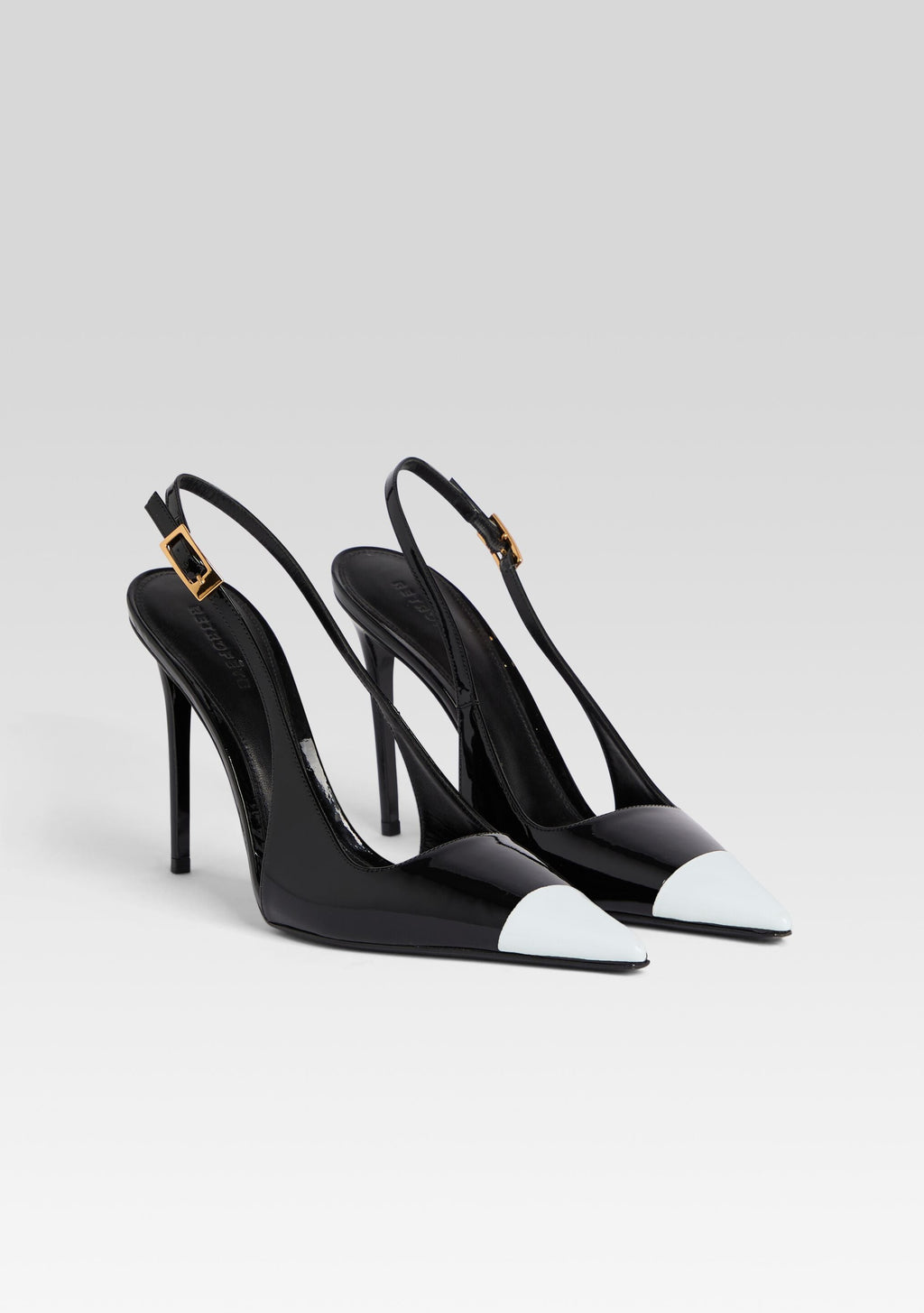 Simona Leather Slingback by retrofête in Black, product image 3