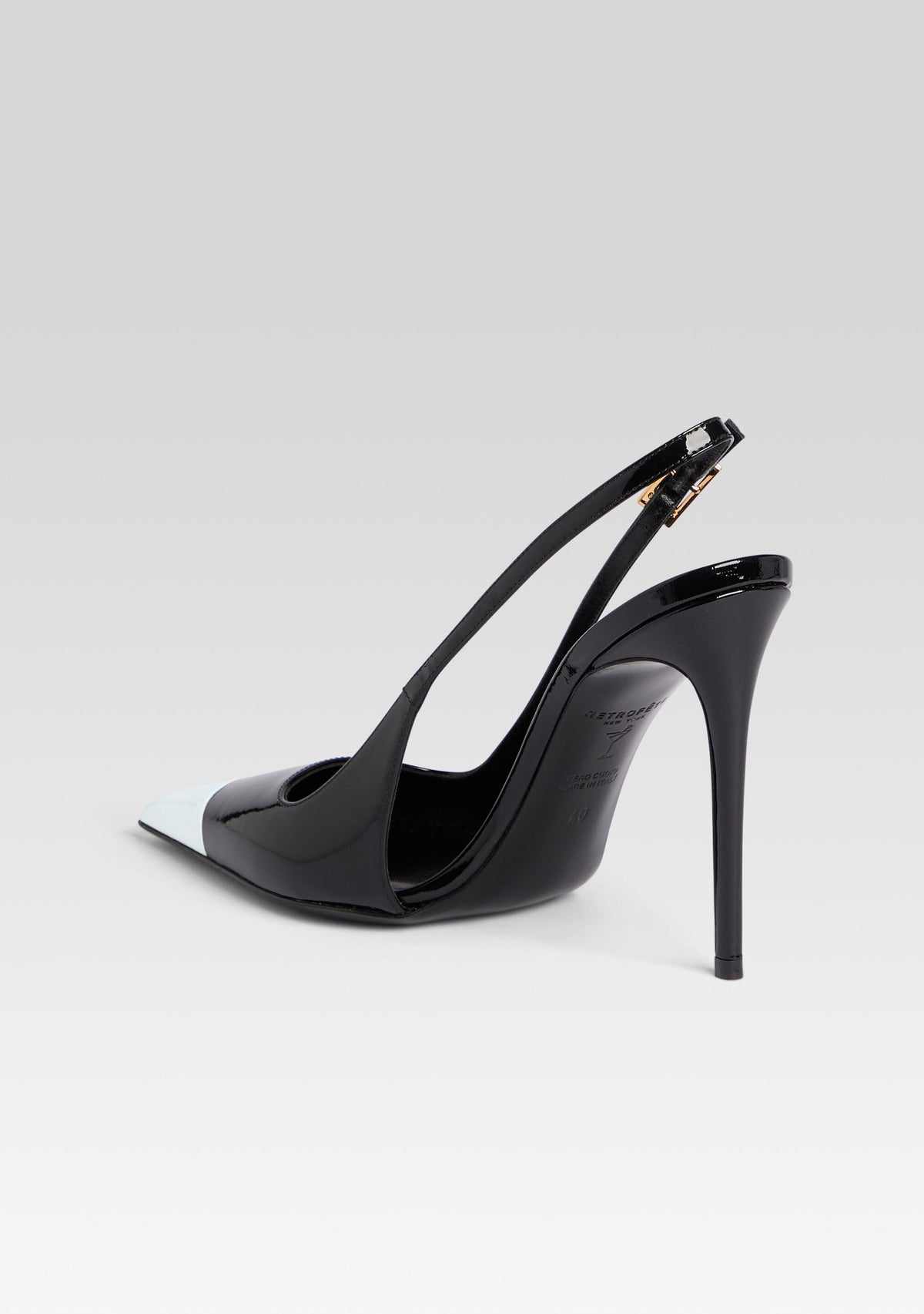 Simona Leather Slingback by retrofête in Black, product image 5