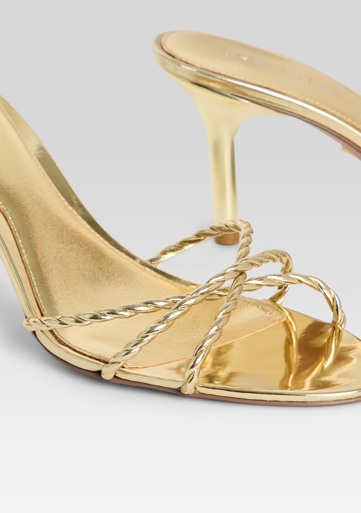 Karolina Sandal by retrofête in Light Gold, product image 3