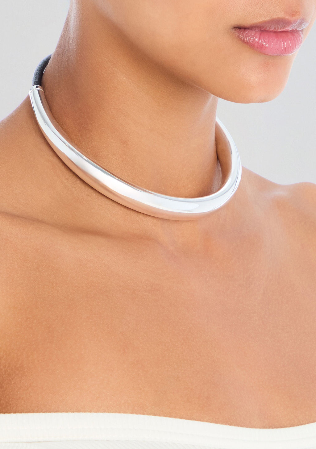 Kate Choker by retrofête in Silver, product image 2