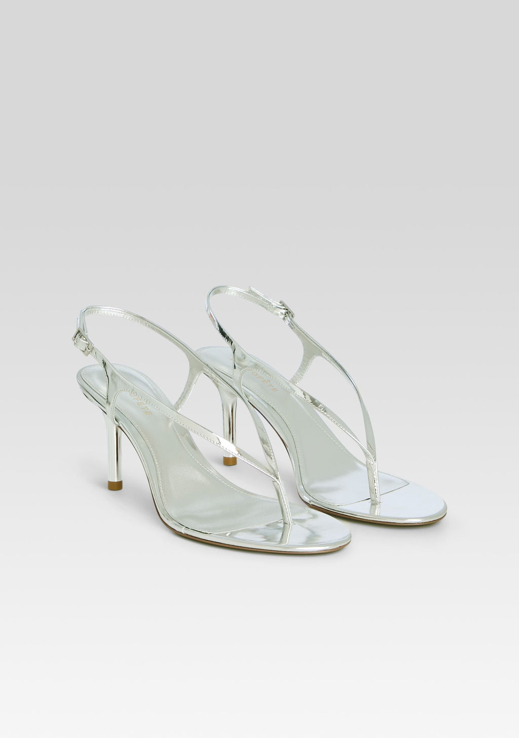 Klotilde Sandal by retrofête in Silver, product image 4