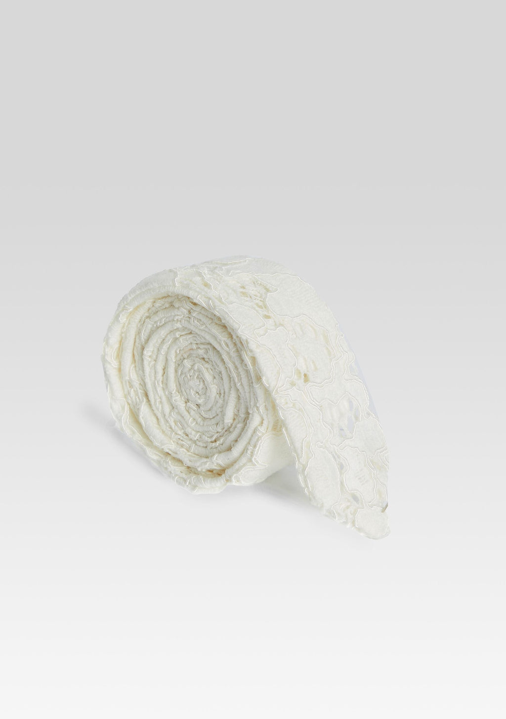 Lace Tie by Sans Faff in White, product image 1