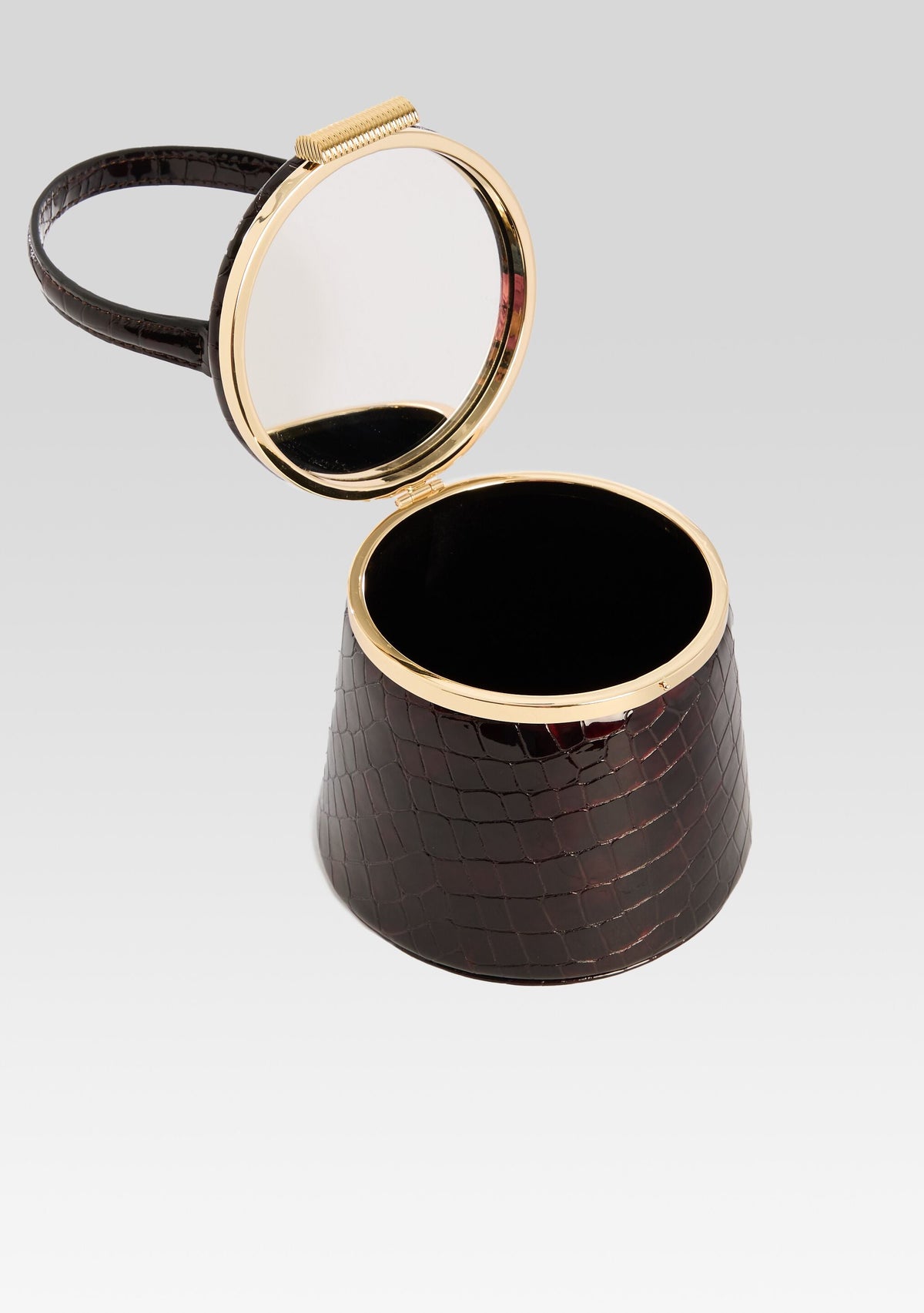 Lesla Case by retrofête in Burgundy Croco, product image 3