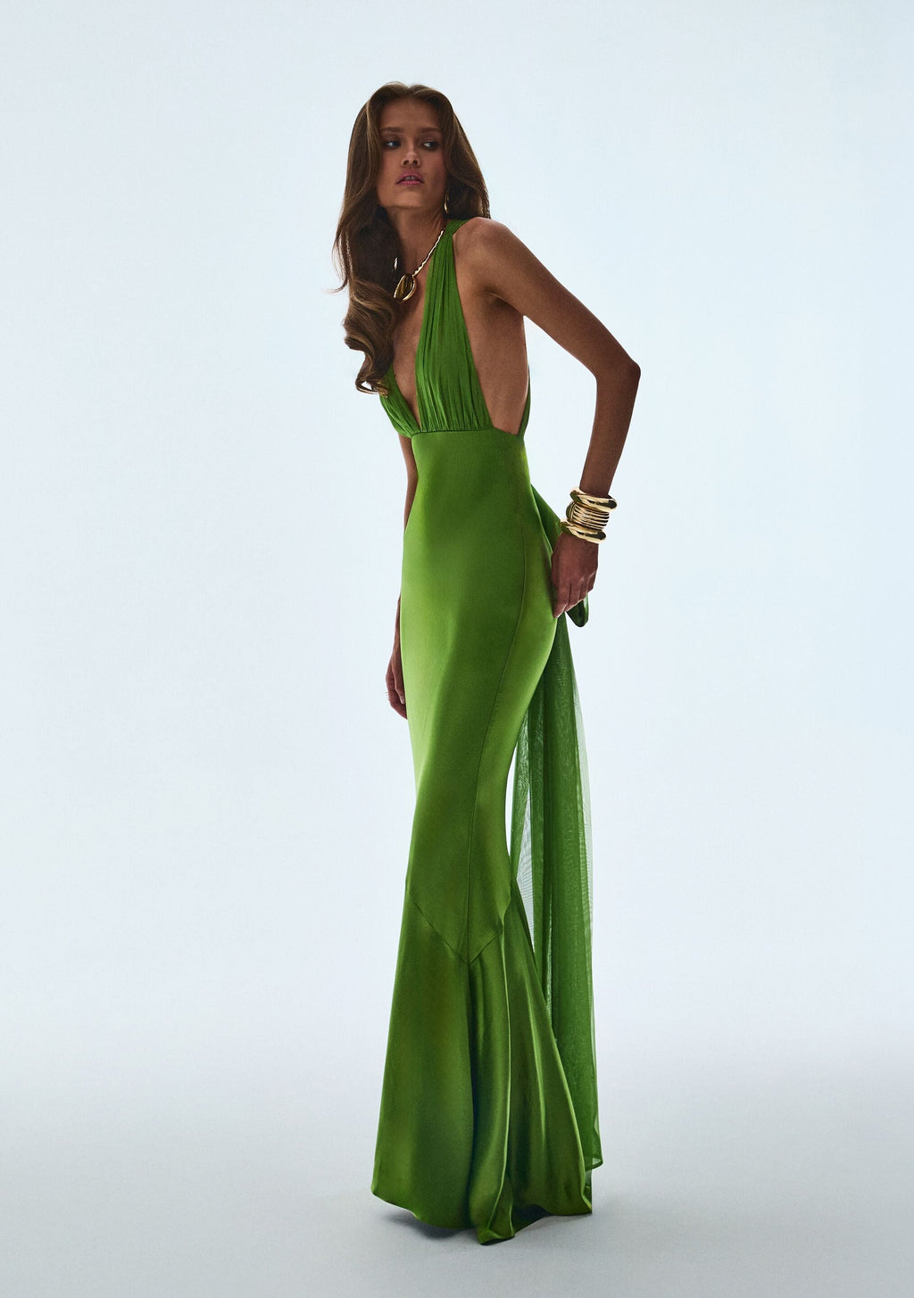 Fig Dress by retrofête in Kiwi, product image 2