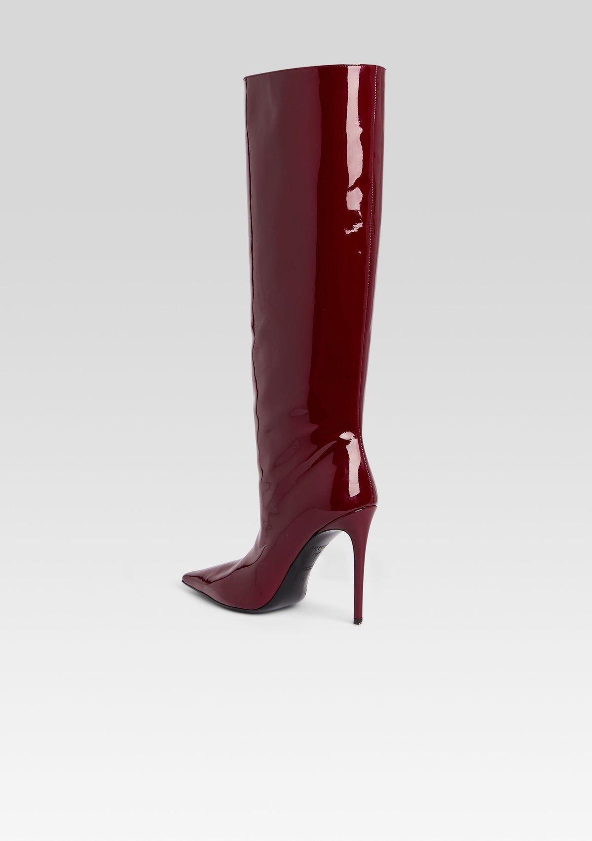 Lyra Leather Boot by retrofête in Burgundy, product image 5