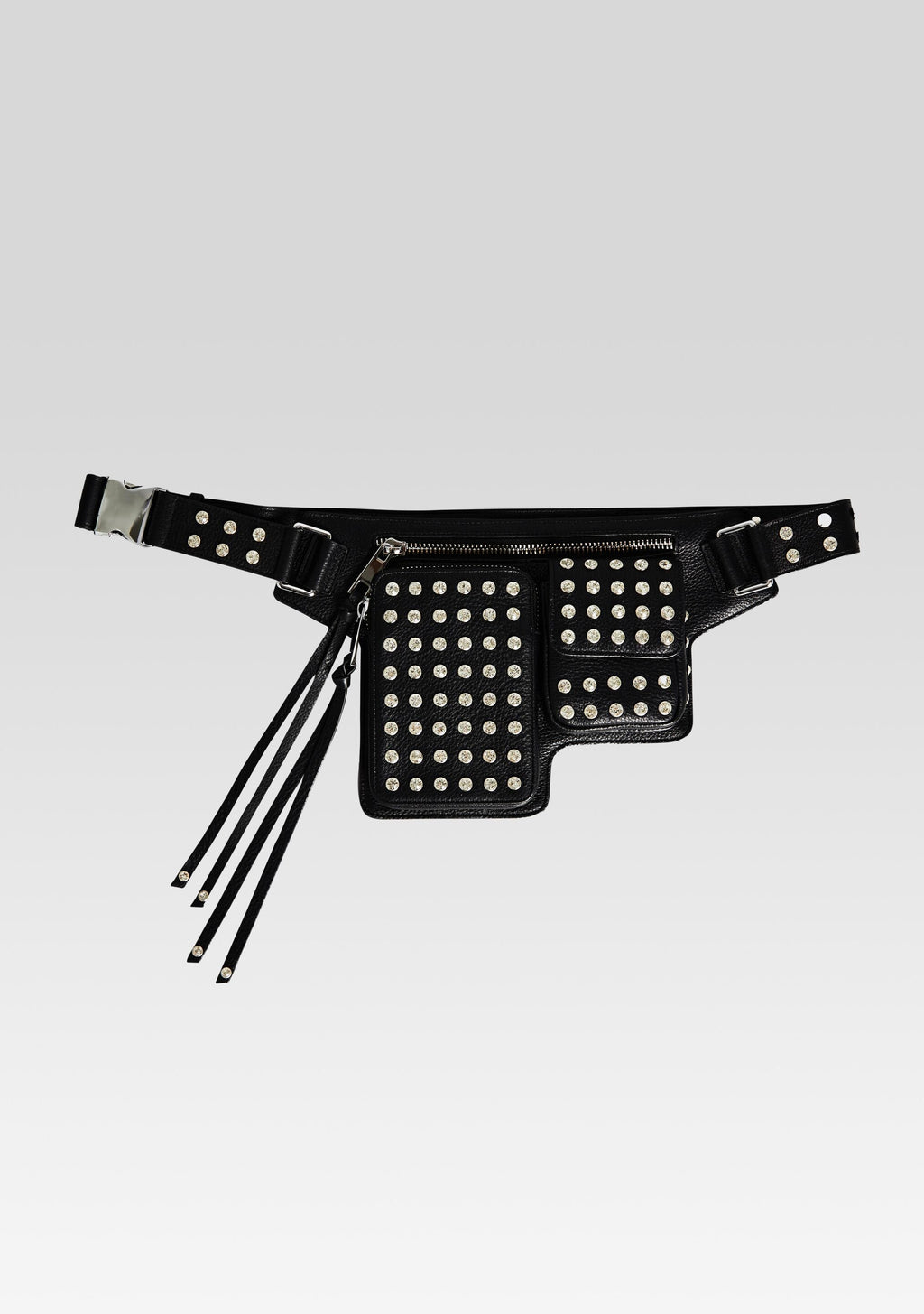 Liana Belt Bag by retrofête in Black/Silver, product image 2