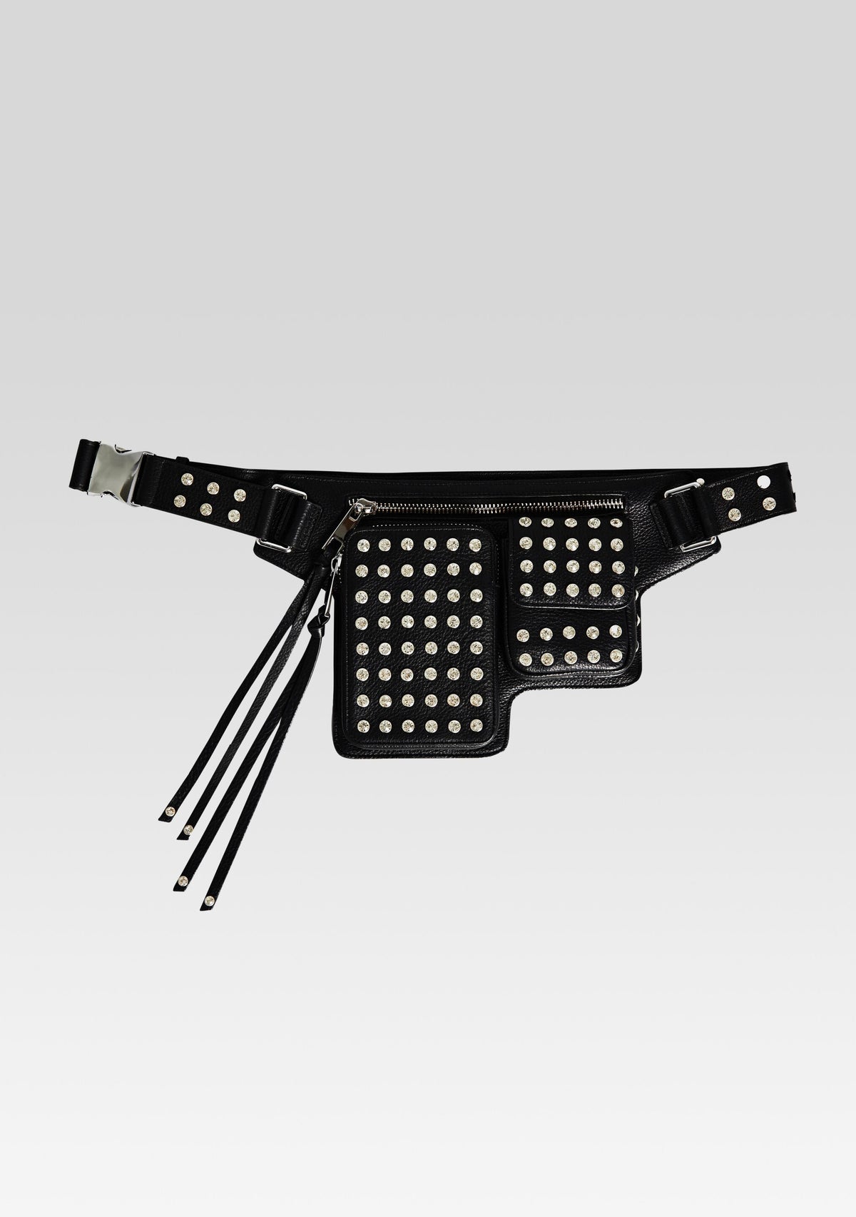 Liana Belt Bag by retrofête in Black/Silver, product image 2