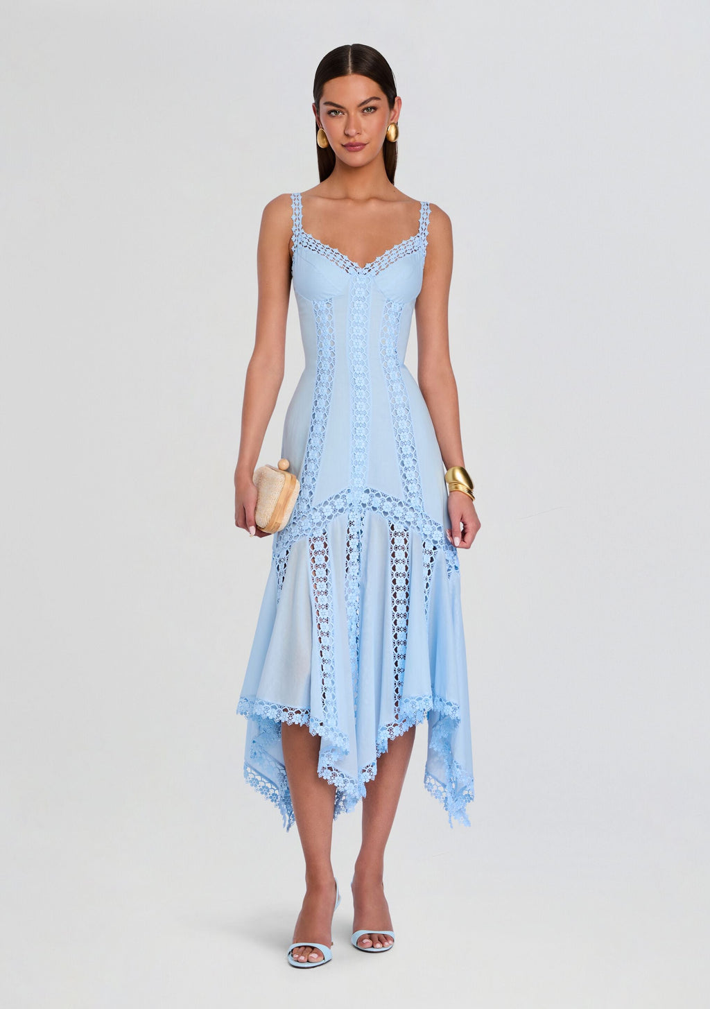 Blossel Long Dress by Charo Ruiz in Blue Artic, product image 1
