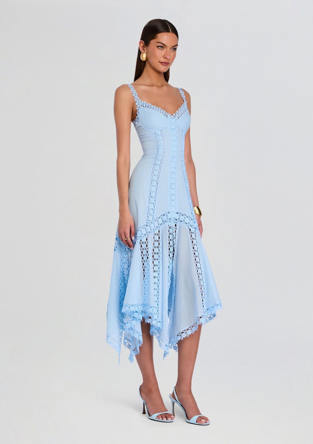 Blossel Long Dress by Charo Ruiz in Blue Artic, product image 3
