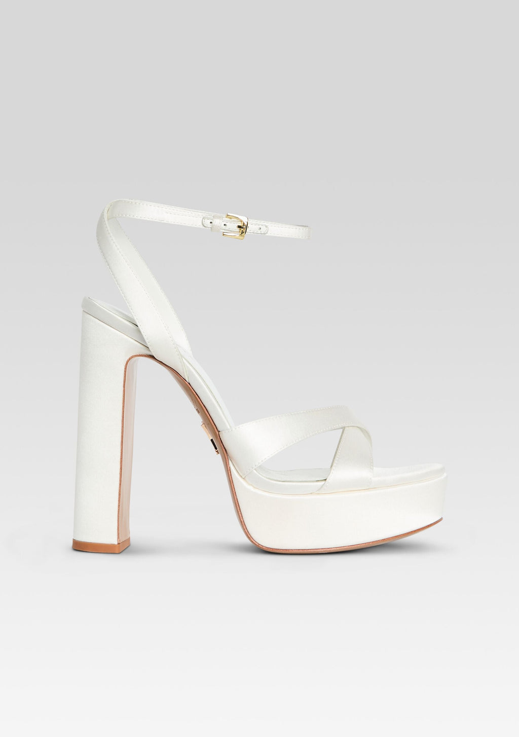Melodia Platform Sandal by retrofête in White, product image 1