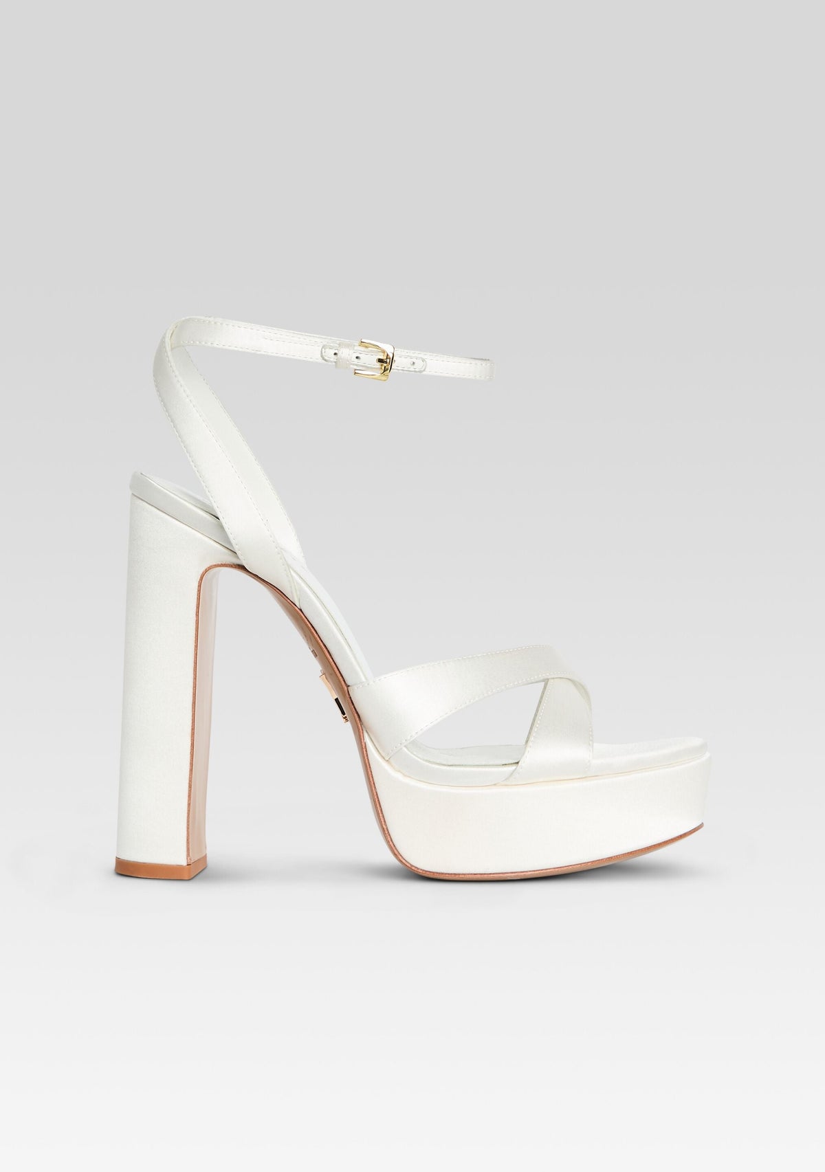Melodia Platform Sandal by retrofête in White, product image 1