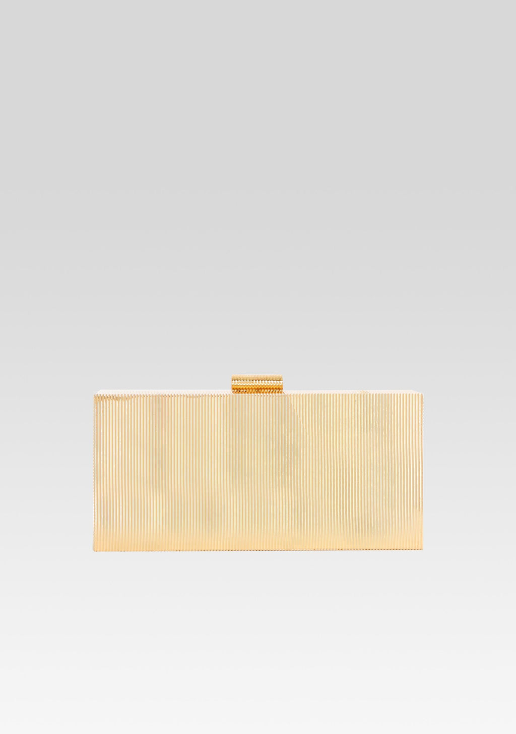 Milo Clutch by retrofête in Gold Metal, product image 1