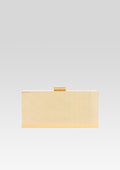 Milo Clutch by retrofête in Gold Metal, product image 1