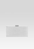 Milo Clutch by retrofête in Silver Metal, product image 1
