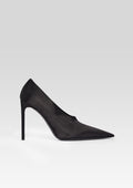 Mollie Satin Pump by retrofête in Black, product image 1