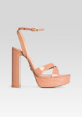 Melodia Platform Sandal by retrofête in Nude, product image 1