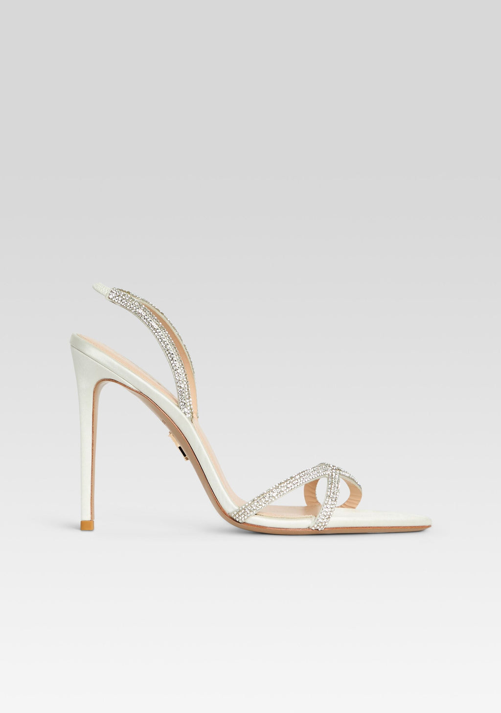 Nini Embellished Sandal by retrofête in White, product image 1