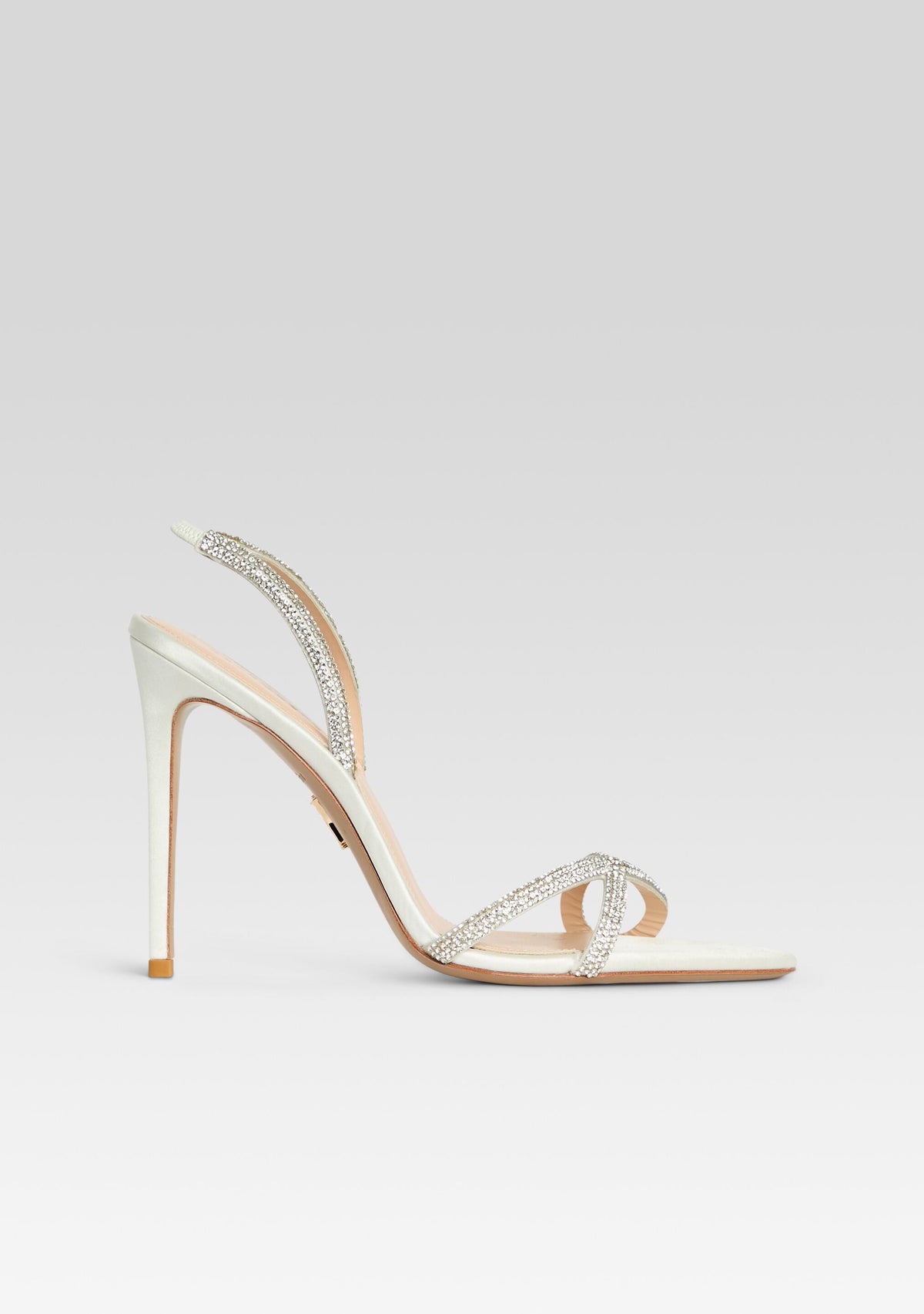 Nini Embellished Sandal by retrofête in White, product image 1