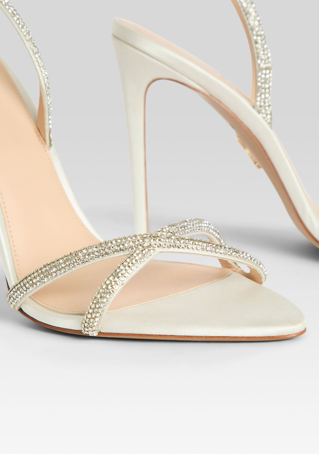 Nini Embellished Sandal by retrofête in White, product image 3