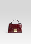 Renee Bag by retrofête in Burgundy Croco, product image 1