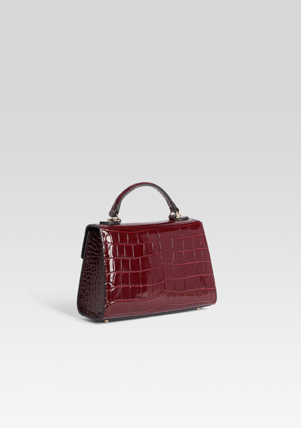Renee Bag by retrofête in Burgundy Croco, product image 5