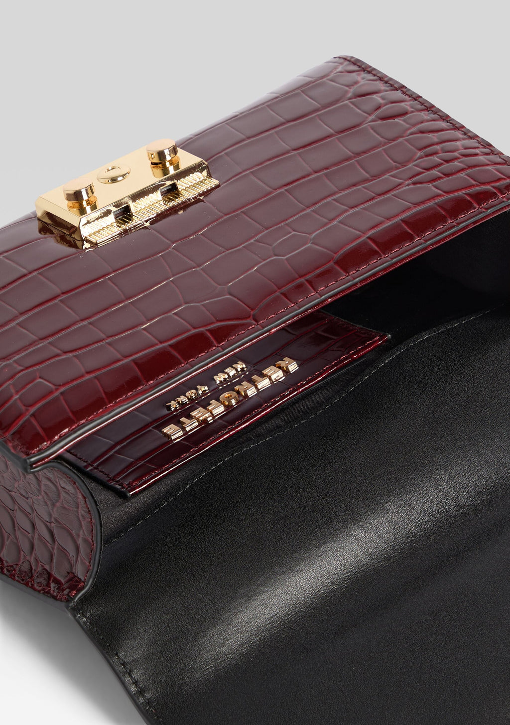Renee Bag by retrofête in Burgundy Croco, product image 7