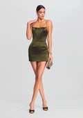 Easton Dress by retrofête in Army Green, product image 1