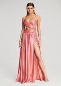 Aglaia Dress by retrofête in Calypso Coral, product image 1