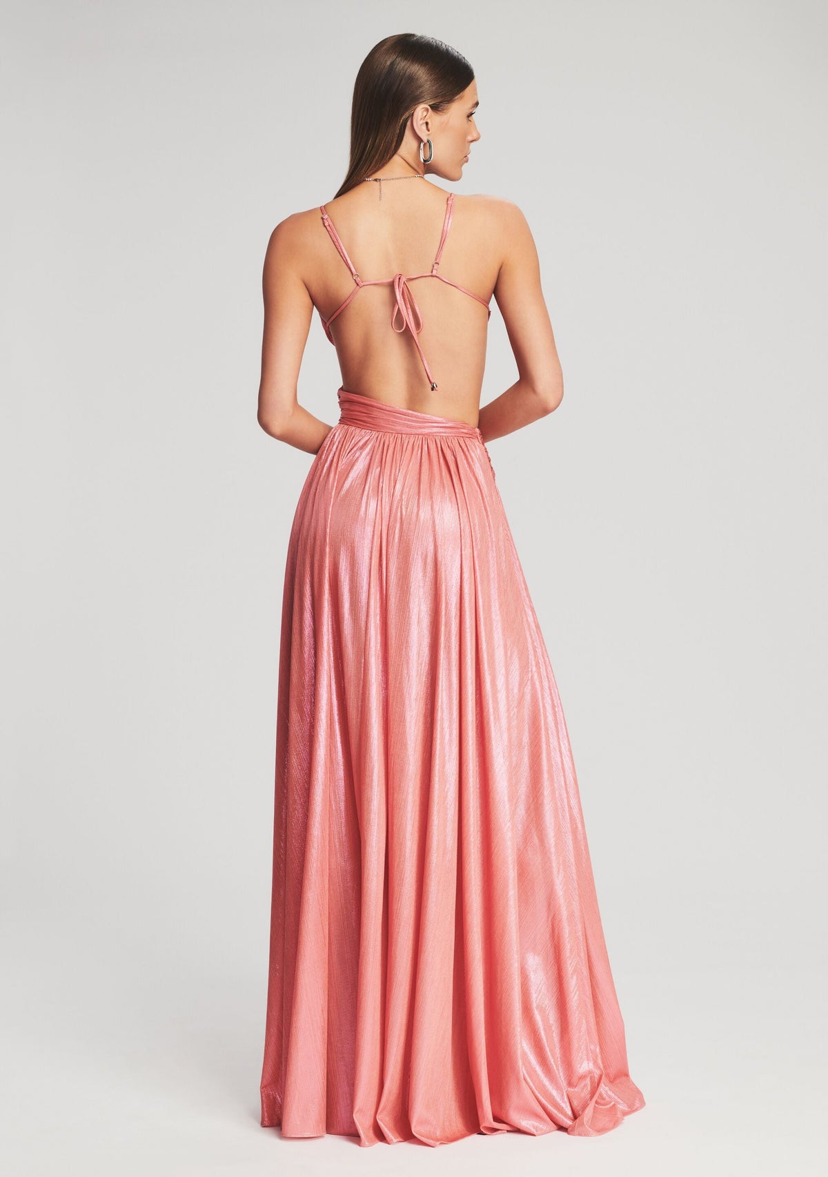 Aglaia Dress by retrofête in Calypso Coral, product image 4