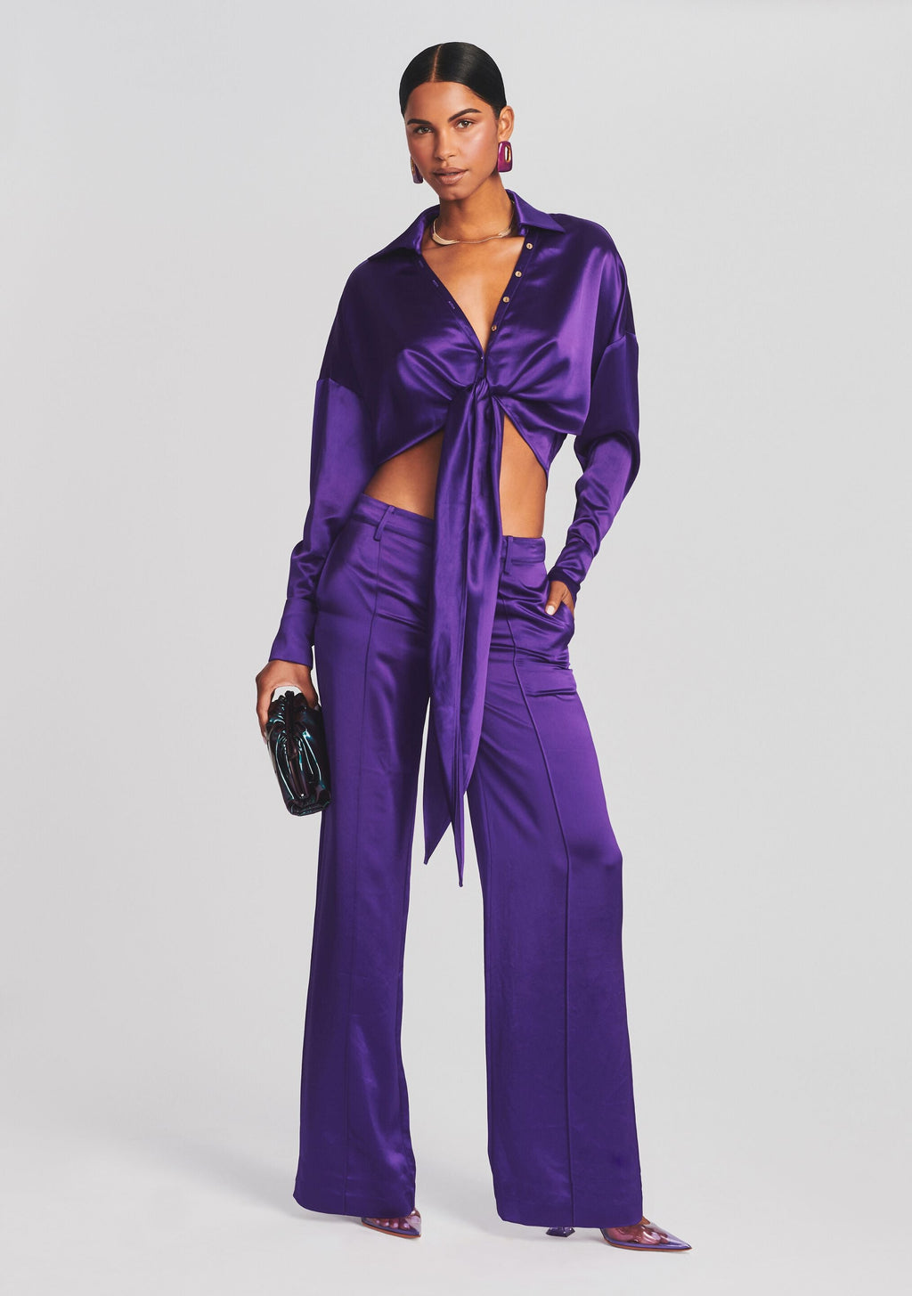 Parker Shirt by retrofête in Royal Purple, product image 4