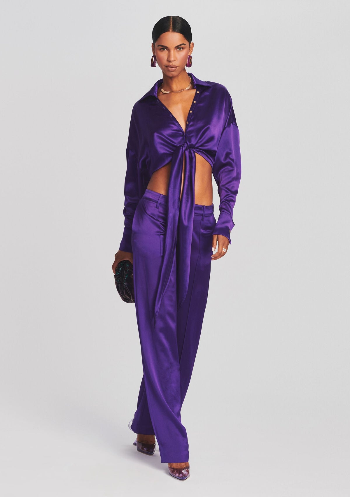 Eliza Pant by retrofête in Royal Purple, product image 4