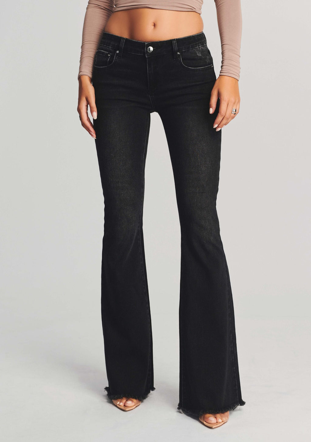 Barrymore Terry Pant by retrofête in Faded Black Terry, product image 1