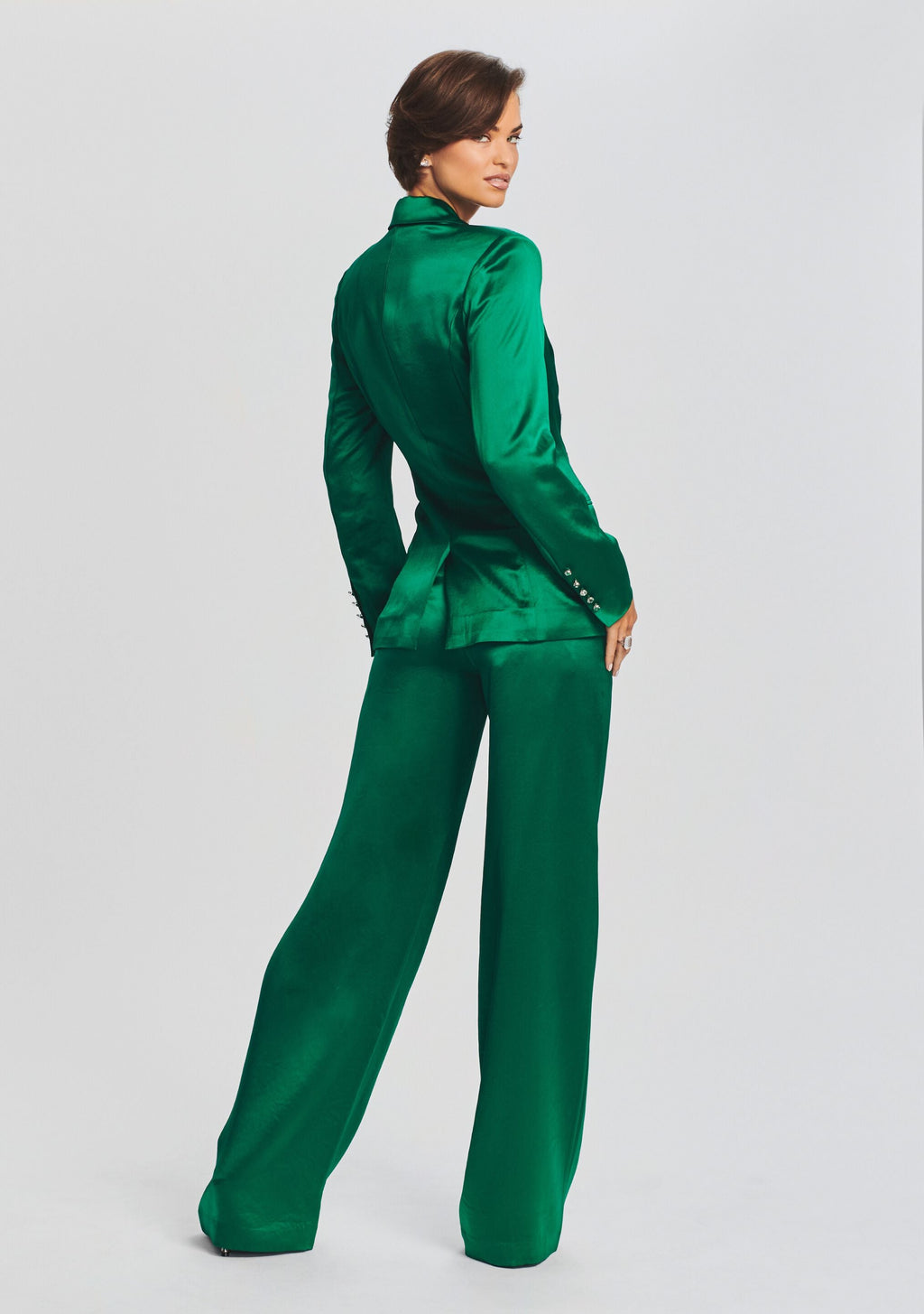 Saige Blazer by retrofête in Emerald, product image 4
