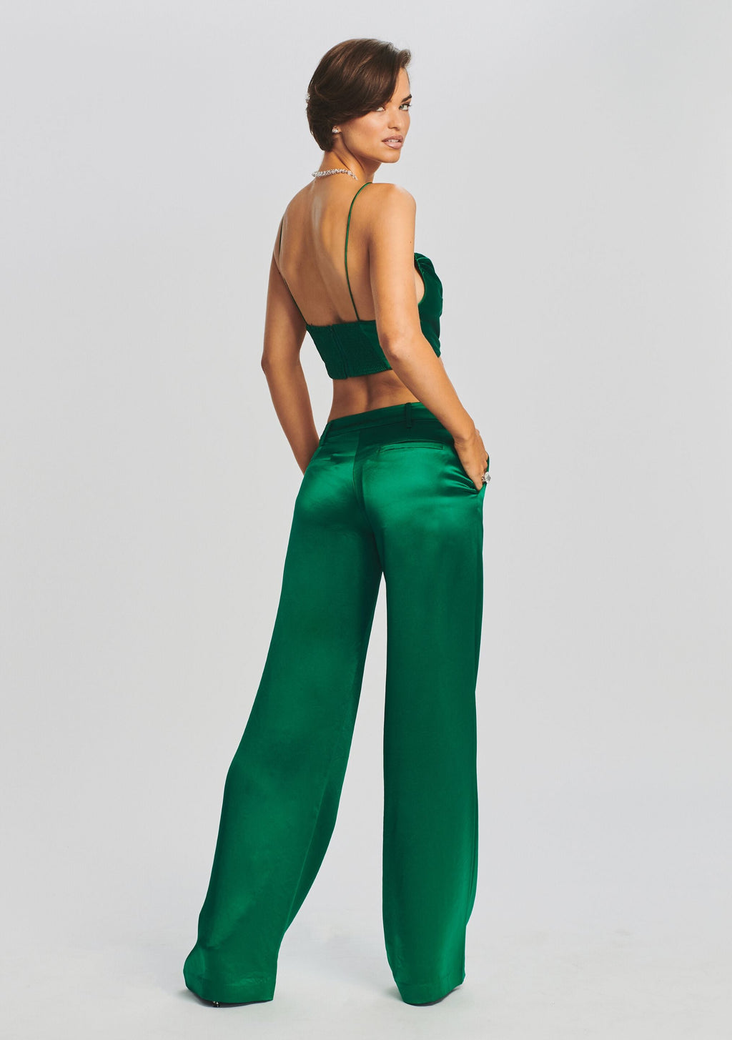 Eliza Pant by retrofête in Emerald, product image 4
