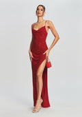 Loretta Sequin Dress by retrofête in Red, product image 1