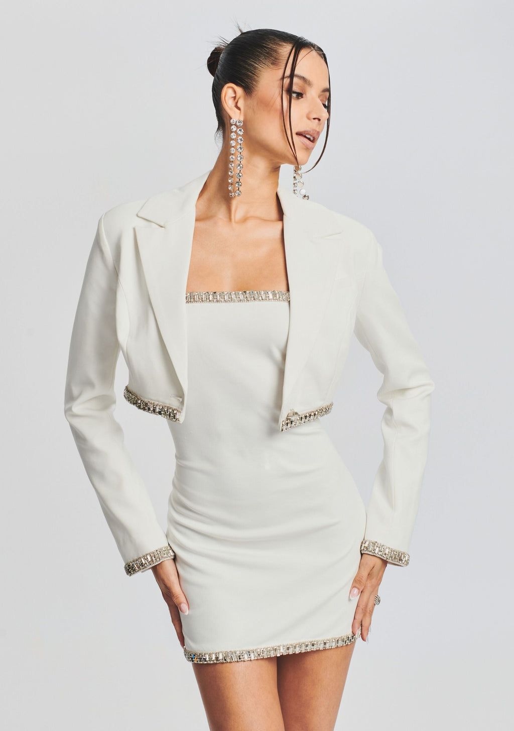 Neely Blazer by retrofête in White, product image 4