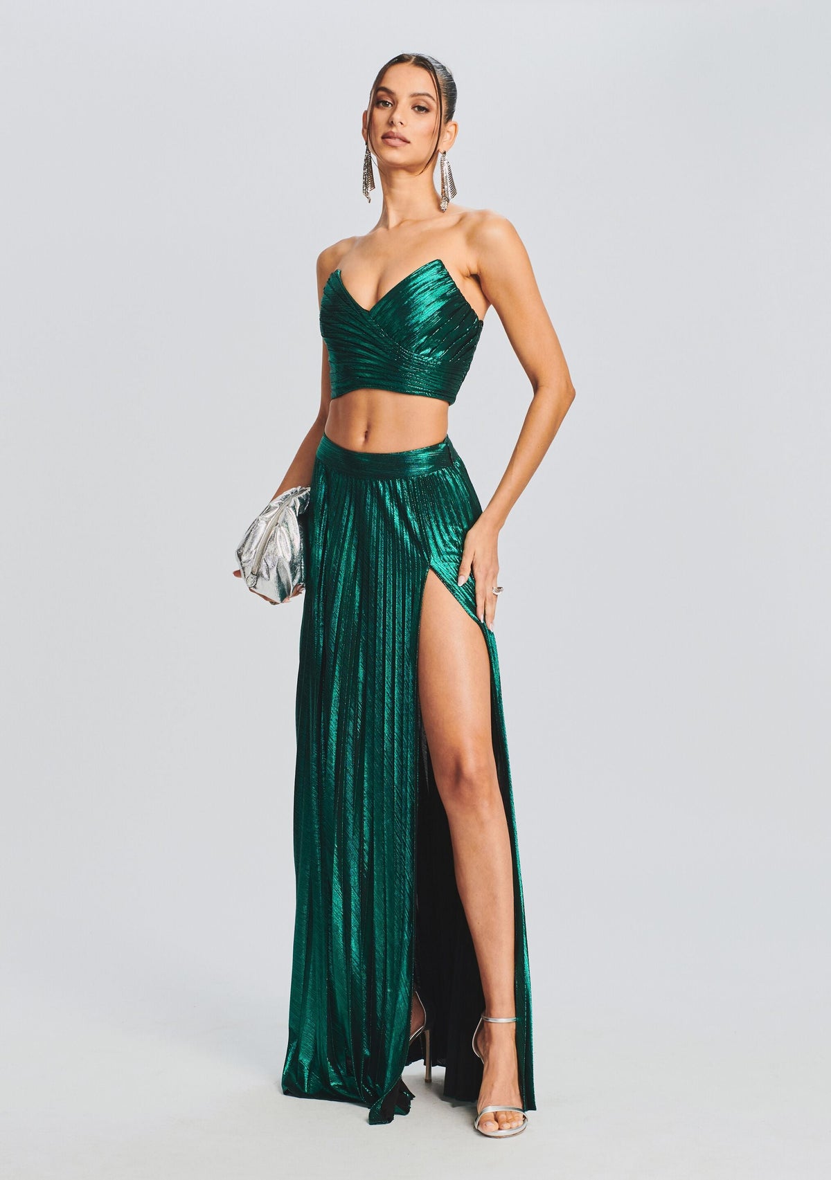 Sophia Top by retrofête in Emerald, product image 2